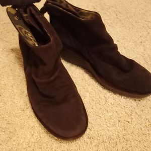 😃😃 Fly London YEBI Suede Ankle Boots Size 41